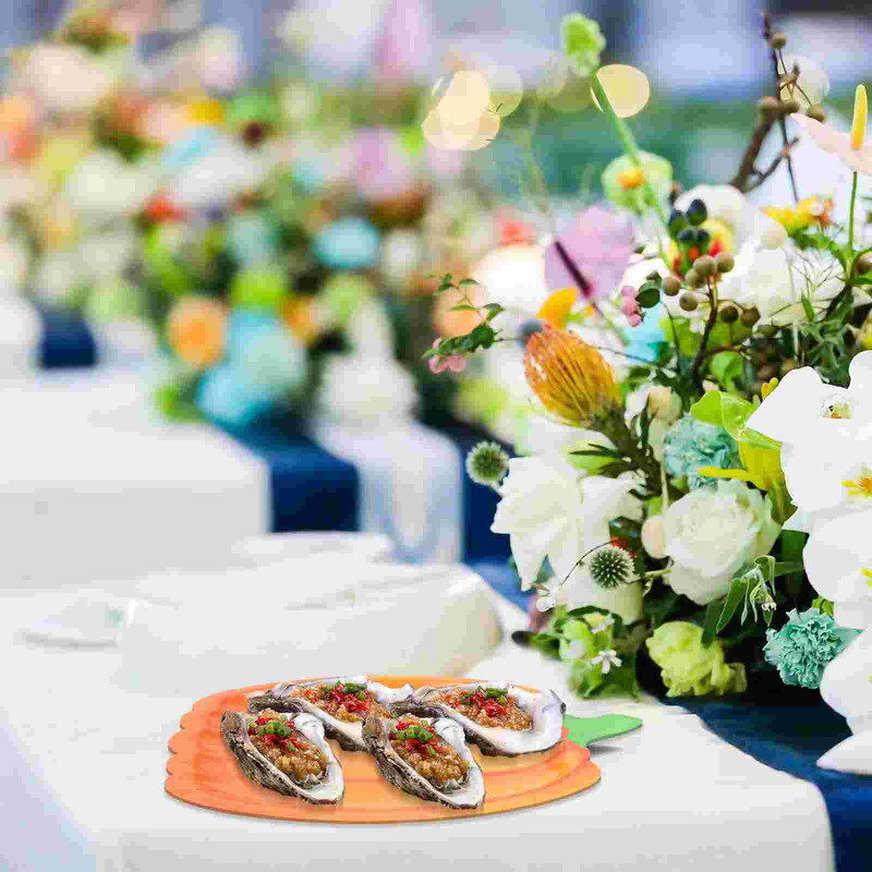 20 de bucăți farfurii din hârtie de dovleac în formă de palet farfurii de Halloween decor de toamnă consumabile pentru petreceri festival tort cu fructe desert