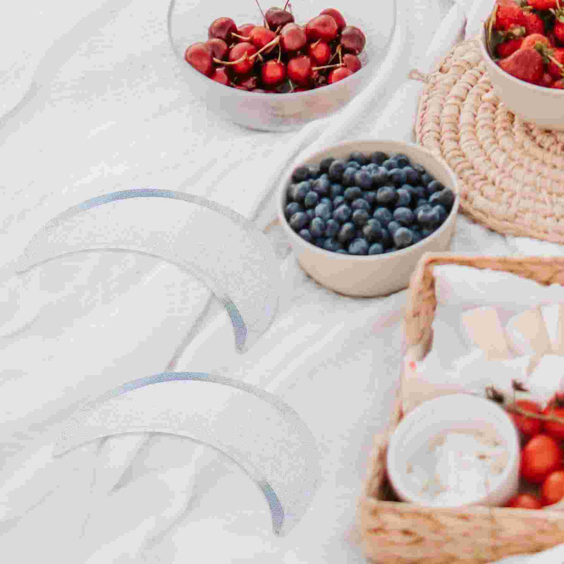 8 buc Farfurie cu jumătate de lună Veselă Farfurii Semiluna Tavi din hârtie Petrecere Mâncare Tacâmuri Cină Vese nuntă