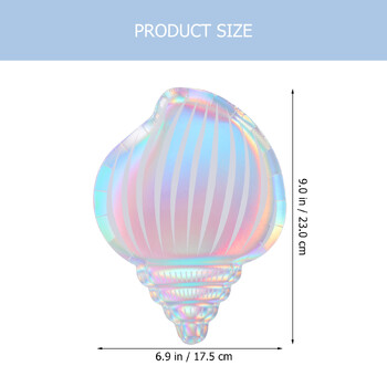 ΠΙΑΤΟ ΟΡΕΚΤΙΚΟ SHELL Χάρτινα πιάτα βούκινο Δίσκος πιάτο Επιδόρπιο Mermaid Party Supplies Παιδικά μαχαιροπήρουνα