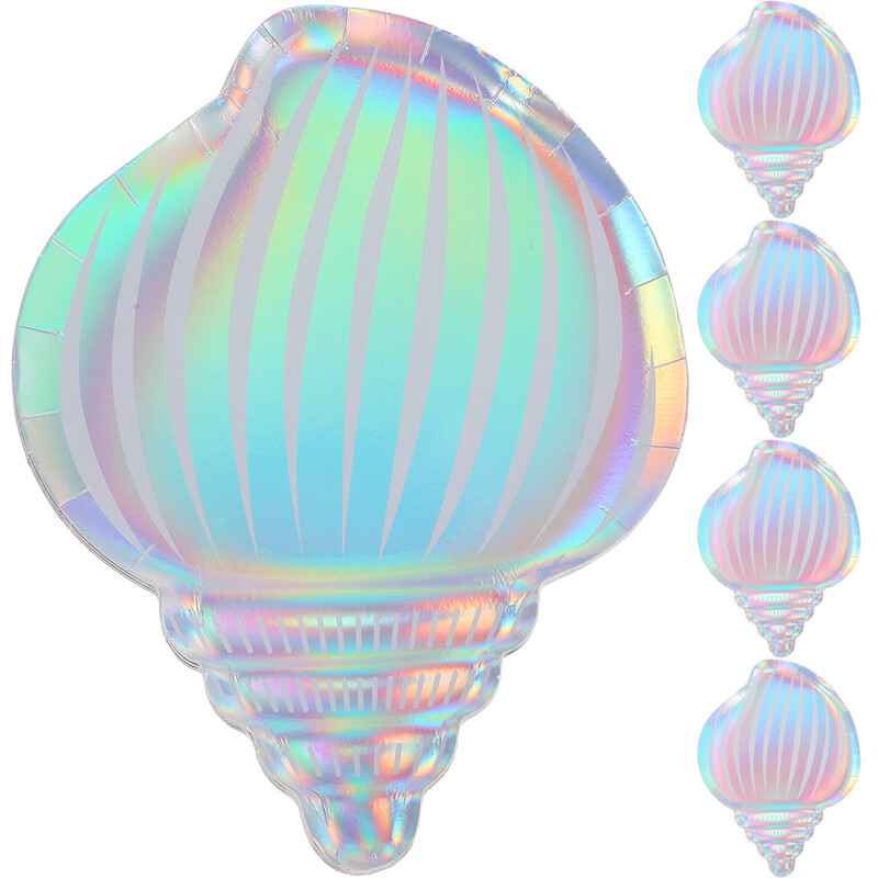 PLĂUTA DE APERIU CU COCHILE Farfurii din hârtie Tavă Desert Sirenă Rechizite pentru petreceri Tacâmuri pentru copii