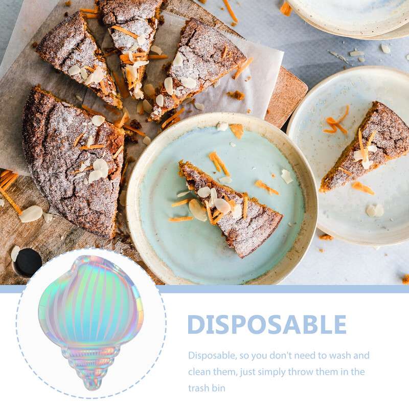 PLĂUTA DE APERIU CU COCHILE Farfurii din hârtie Tavă Desert Sirenă Rechizite pentru petreceri Tacâmuri pentru copii