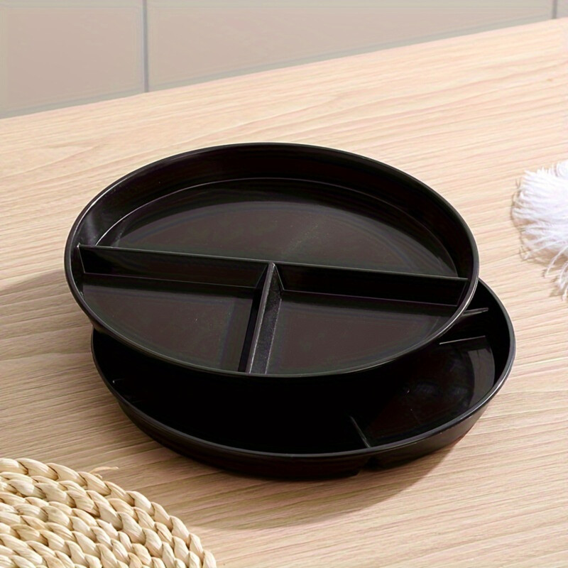 2 bucăți/set farfurii împărțite, farfurii rotunde pătrate din PP, farfurii de servire, pentru petrecere de picnic la restaurant, rechizite pentru petreceri, veselă