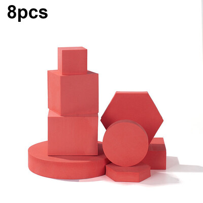 Creative Hard Foam Geometric Cube Life Photo Υλικό Τρισδιάστατα στολίδια Φωτογραφία στηρίγματα Μακιγιάζ Cube Photoshoot