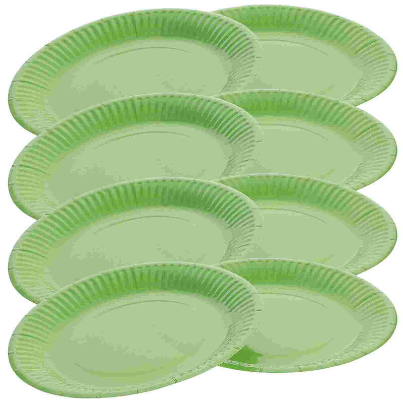 20 buc. tăvi de hârtie de 7 inchi, farfurii farfurii de cină, tigăi foarte mari, tigaie plate, stivuite, petrecere în vrac