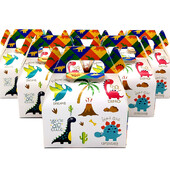 24 τμχ/Παρτίδα Candy Box Τσάντες δώρου για παιδιά Νέο Dinosaur Dino Theme Party Baby Shower Favor Supplies