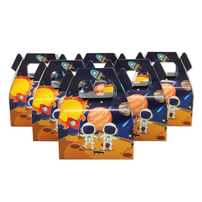 24 τμχ/Παρτίδα Candy Box Τσάντες δώρου για παιδιά Νέο Dinosaur Dino Theme Party Baby Shower Favor Supplies