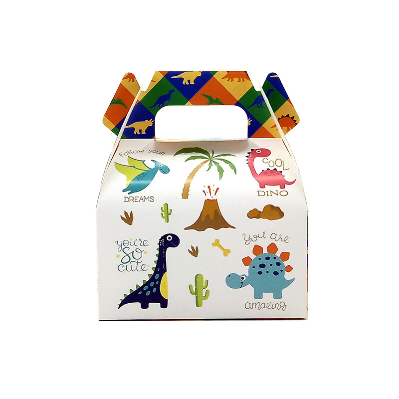 24 buc/lot cutie de bomboane, pungi cadou pentru tort pentru copii, noi dinozaur, dinozaur, petrecere tematică pentru baby shower, provizii pentru favoare