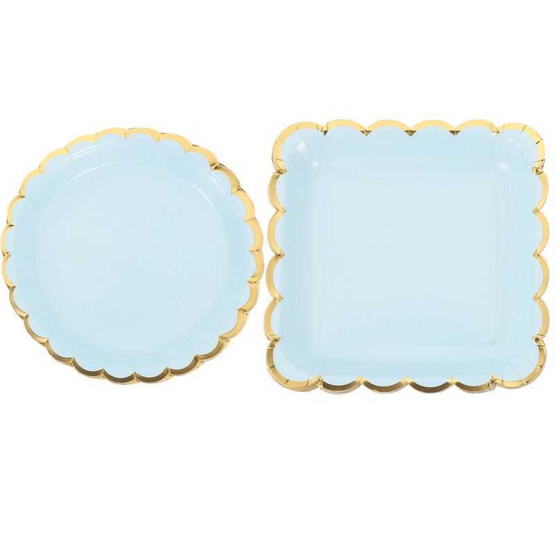 20 buc. farfurie pătrată roz de hârtie farfurii pentru cină adunare fructe prăjituri petrecere vesela ușoară festival de vacanță mâncare tigaie desert