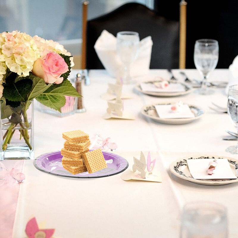 24 buc. Farfurii din hârtie pentru petrecerea de absolvire Veselă de masă Clasa 2023 Decoratiuni Tort de unică folosință