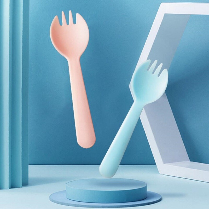 100 buc/set linguri de unică folosință din plastic, furculițe pentru tort, înghețată, salată, fructe, desert, supă, ceai, cafea, petrecere, prăjitură, prăjitură, magazin