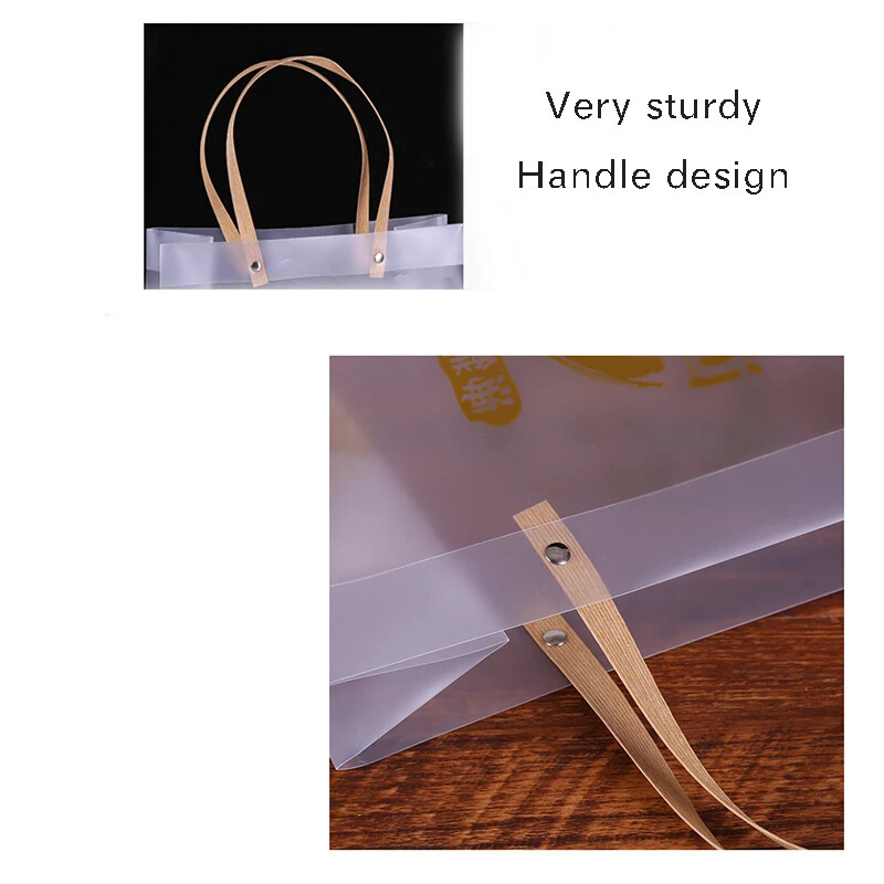 5 bucăți geantă de tote din PVC translucid Pachet cadou de Crăciun Domnișoară de onoare Suvenir de nuntă Favoruri de petrecere cu flori Geantă cadou Ambalaj cutie cadou