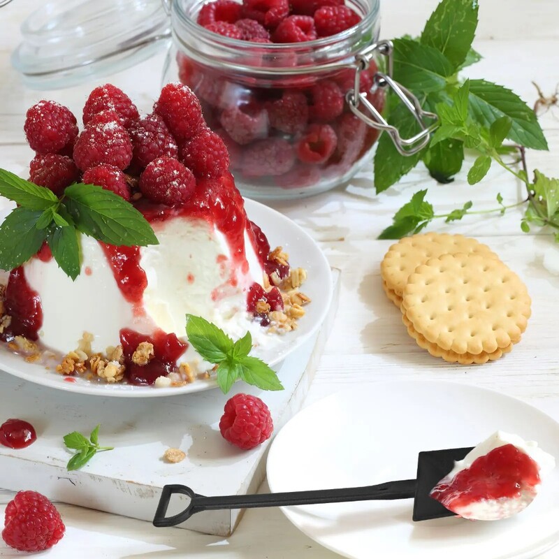 100 vnt. plastikiniai šaukštai semtuvai maži desertiniai semtuvai šaukštai vienkartiniai pudingo jogurto šaukštai pudingo ledo voniai