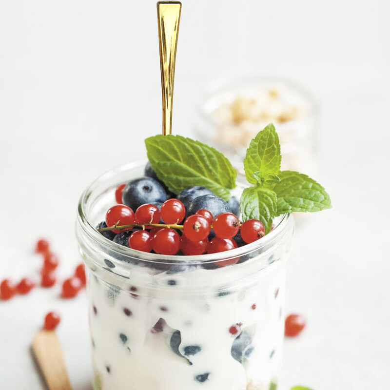 24 vnt. kepsninės reikmenys auksiniai šaukšteliai arbatiniams šaukšteliams patiekti indų rinkinį Bride