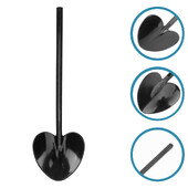 100 τμχ Mousse Spoon Party Dessert Spoons Plastic Small Long Handle Black Supplies Γιαούρτι