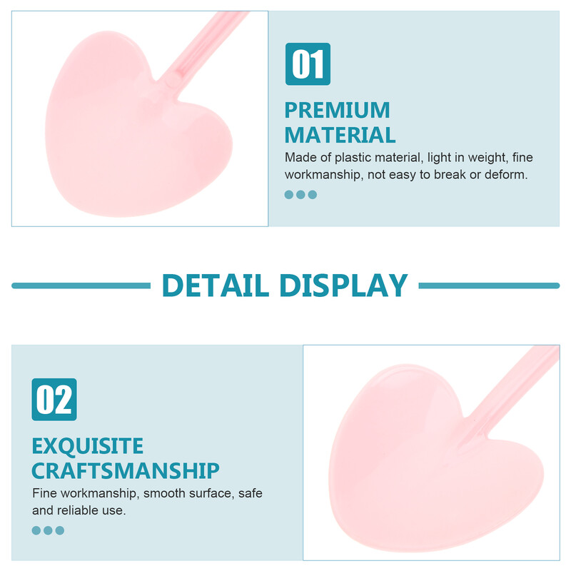 100 vnt. putėsių šaukštas Deserto šaukštai Puikiai apdirbti maži plastikiniai vasaros vakarėlių reikmenys Ledai Jogurtas Praktiškas