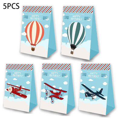 Hőlégballon Hőlégballon téma Party Favor Popcorn Box Cukorkadoboz téma Születésnapi parti kellékek Dekoráció Party Suppli