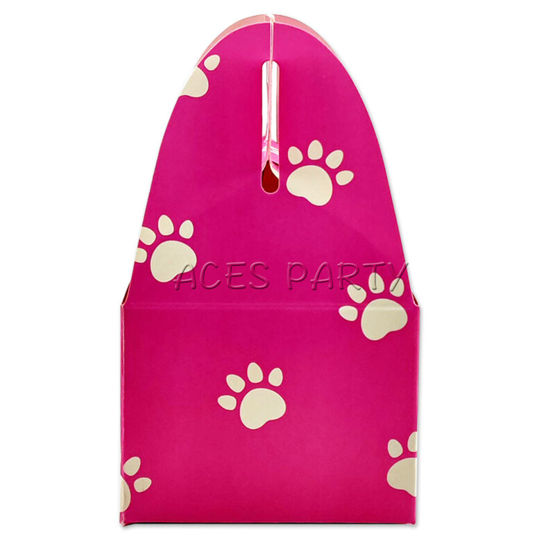 8 buc cutie de bomboane pentru animale de companie amprenta pisicii laba roz tema fete copii petrecere de naștere baby shower cadou decorare consumabile de favoare