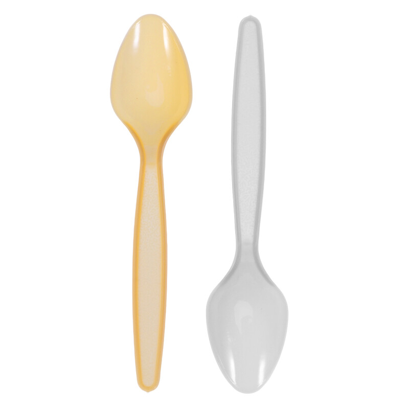 60vnt Vienkartiniai plastikiniai vienkartiniai šaukštai Šaukštai greito maisto restoranams Kavinėms Vienkartiniai stalo įrankiai Daugiau