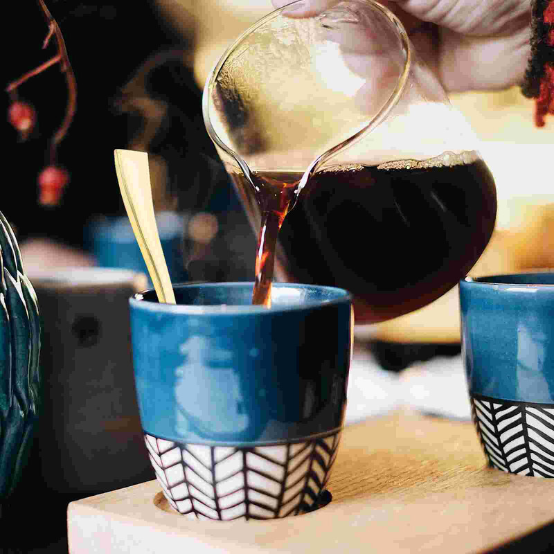 24 vnt. stalo reikmenys Maži šaukšteliai nuotakos arbatiniai šaukšteliai Espreso vakarėlio reikmenys Auksiniai indų serviravimui rinkinys