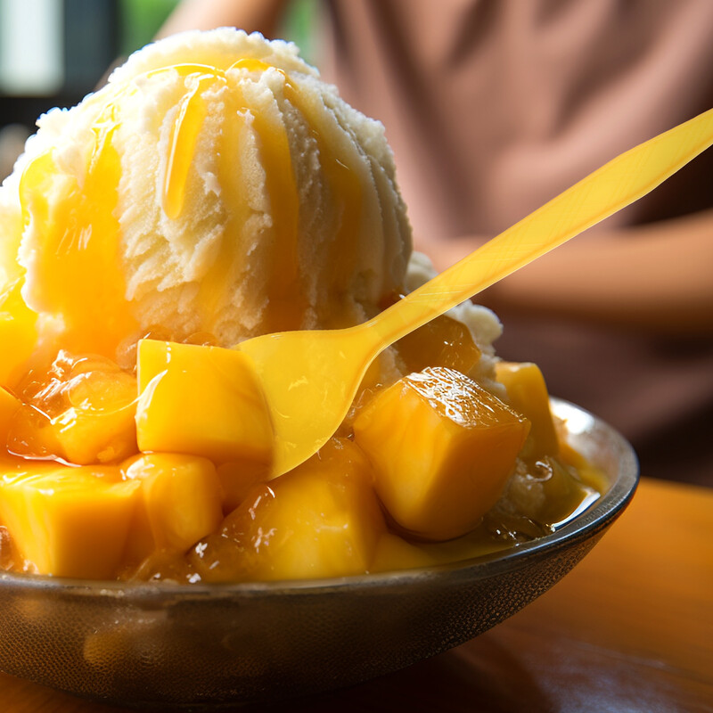 24 vnt. Vienkartiniai plastikiniai šaukštai Vakarėliui Stalo įrankiai Šaukštai Gimtadienio vakarėlio indai želė ledų desertui (atsitiktinė spalva)