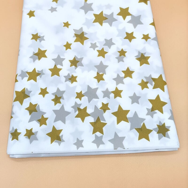 Față de masă, de unică folosință, bronzată, cu stea cu cinci colțuri, pentru petrecere de aniversare, pentru decorațiuni de nuntă, pânză pentru mese în aer liber 137X274CM