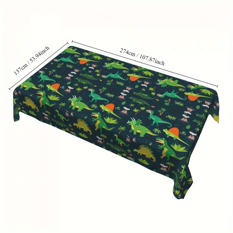 1 bucată, față de masă de unică folosință din plastic pentru petrecere cu dinozauri, accesorii pentru petreceri cu dinozauri, decorare pentru petrecerea de aniversare cu tematică de dinozaur