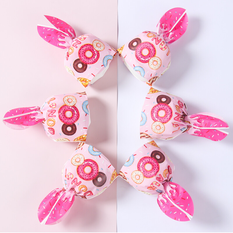 Saci de cadou pentru gogoașă iepure, pungă de ambalare pentru bomboane, biscuiți, gogoașă, decorațiuni pentru petrecerea de mulți ani, pentru copii