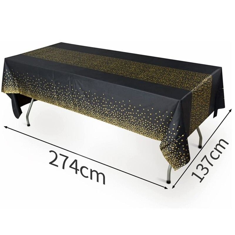 Față de masă cu model de puncte antice, impermeabilă, de unică folosință, pentru picnic, impermeabilă, dreptunghiulară, accesorii pentru petrecere.