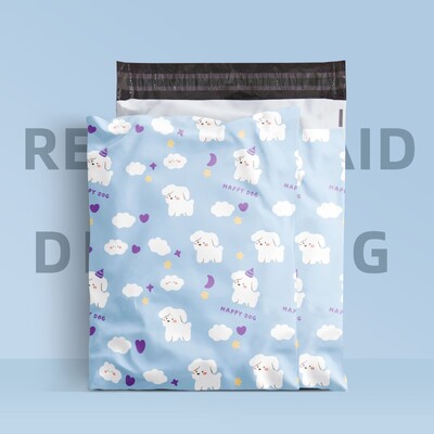 10 ΤΕΜ 10 x 13 ιντσών Poly Mailer Πολύχρωμες μπλούζες Μικτού σχεδίου T-shirt Τσάντες ρούχων Poly Mailer Αυτοσφραγισμένοι φάκελοι Φάκελοι αποστολής