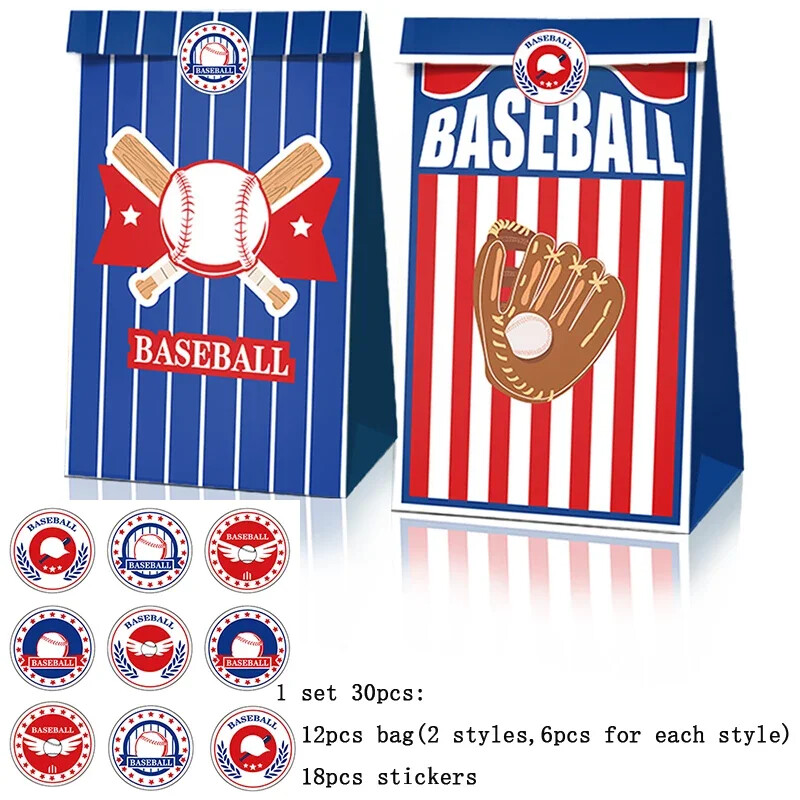 Geantă de bomboane de fotbal fotbal cu autocolante pentru fotbal pentru ziua de naștere. Rechizite pentru petrecere