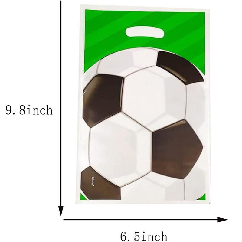 10-50 bucăți Geantă de cadou de fotbal Accesorii pentru petrecerea de fotbal pentru băiat Favoruri pentru petrecerea de aniversare de fotbal pentru băiat Decor pentru petrecerea a 10-a aniversare