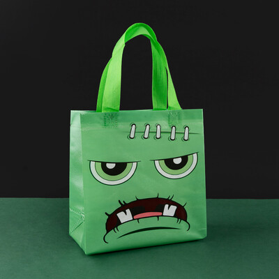 StoBag 12db Happy Halloween nem szőtt ajándék táska tote szövet Csomagolás gyerekeknek vízálló tároló tasak Trick or Treat Party Favor