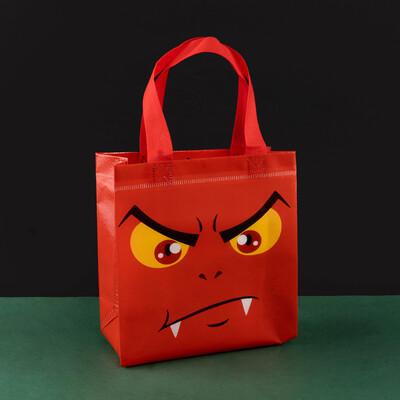 StoBag 12db Happy Halloween nem szőtt ajándék táska tote szövet Csomagolás gyerekeknek vízálló tároló tasak Trick or Treat Party Favor