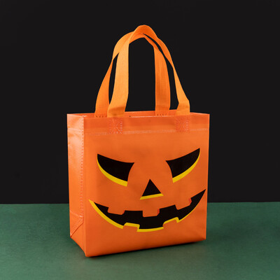 StoBag 12db Happy Halloween nem szőtt ajándék táska tote szövet Csomagolás gyerekeknek vízálló tároló tasak Trick or Treat Party Favor