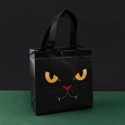 StoBag 12db Happy Halloween nem szőtt ajándék táska tote szövet Csomagolás gyerekeknek vízálló tároló tasak Trick or Treat Party Favor