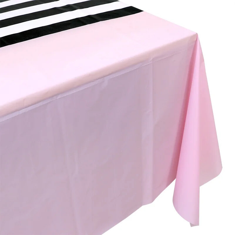 Noliktavā pieejams vienreizējās lietošanas taisnstūrveida galdauts PEVA Amazon ūdensizturīgs, eļļas izturīgs, bez mazgāšanas ballītes galdauts galda karogs