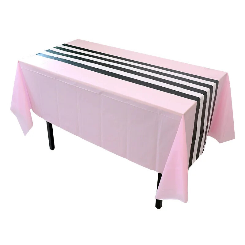 Noliktavā pieejams vienreizējās lietošanas taisnstūrveida galdauts PEVA Amazon ūdensizturīgs, eļļas izturīgs, bez mazgāšanas ballītes galdauts galda karogs