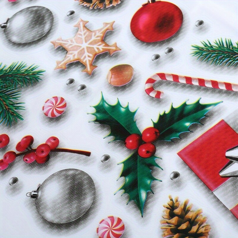 Față de masă Nouă de Crăciun, Față de masă pentru petreceri de festival, Față de masă pentru decorațiuni de Crăciun pentru acasă americane