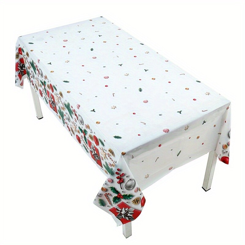 Față de masă Nouă de Crăciun, Față de masă pentru petreceri de festival, Față de masă pentru decorațiuni de Crăciun pentru acasă americane