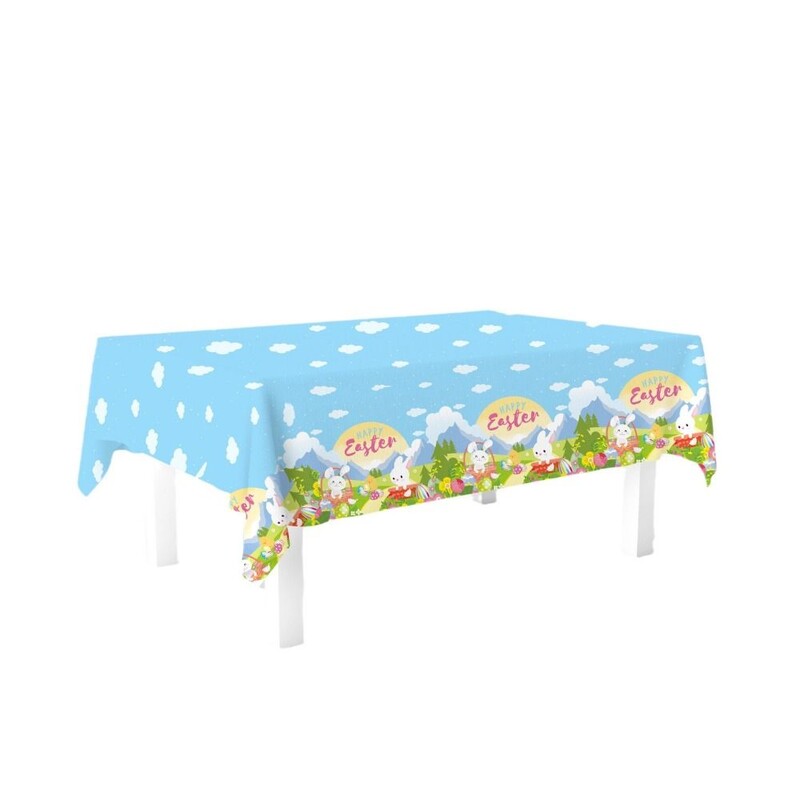 Decor de Paște Masă Iepurași Iepuri Față de masă Decor de masă pentru petrecere de Paște Decor Ziua de Paște Fericit pentru acasă