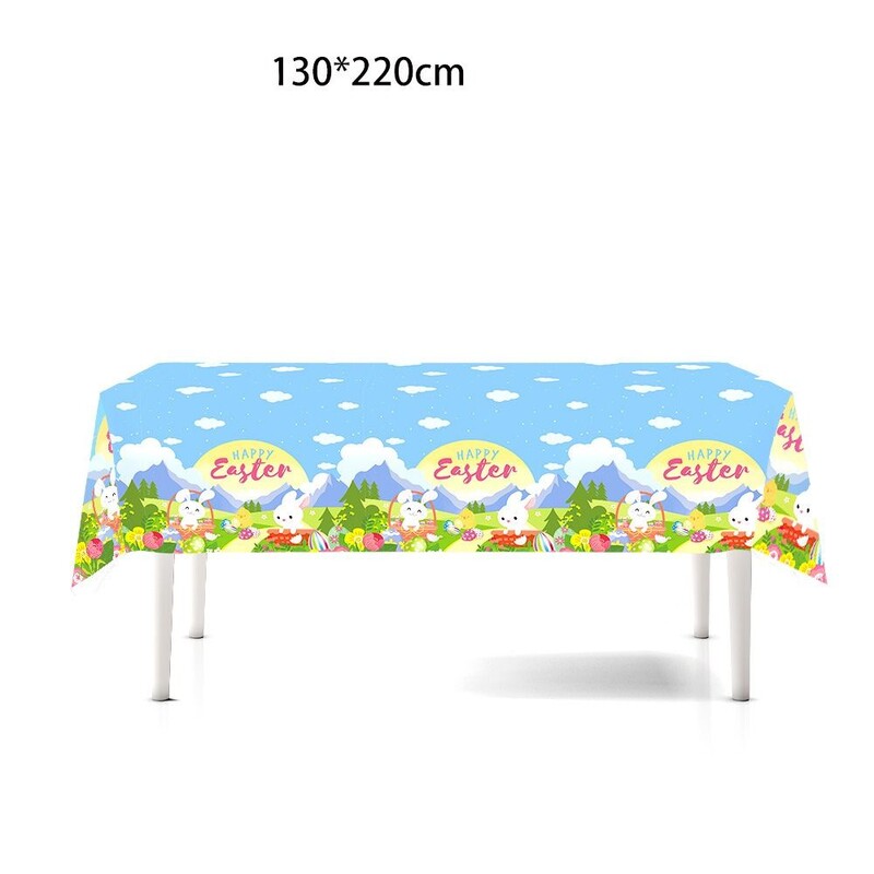 Decor de Paște Masă Iepurași Iepuri Față de masă Decor de masă pentru petrecere de Paște Decor Ziua de Paște Fericit pentru acasă