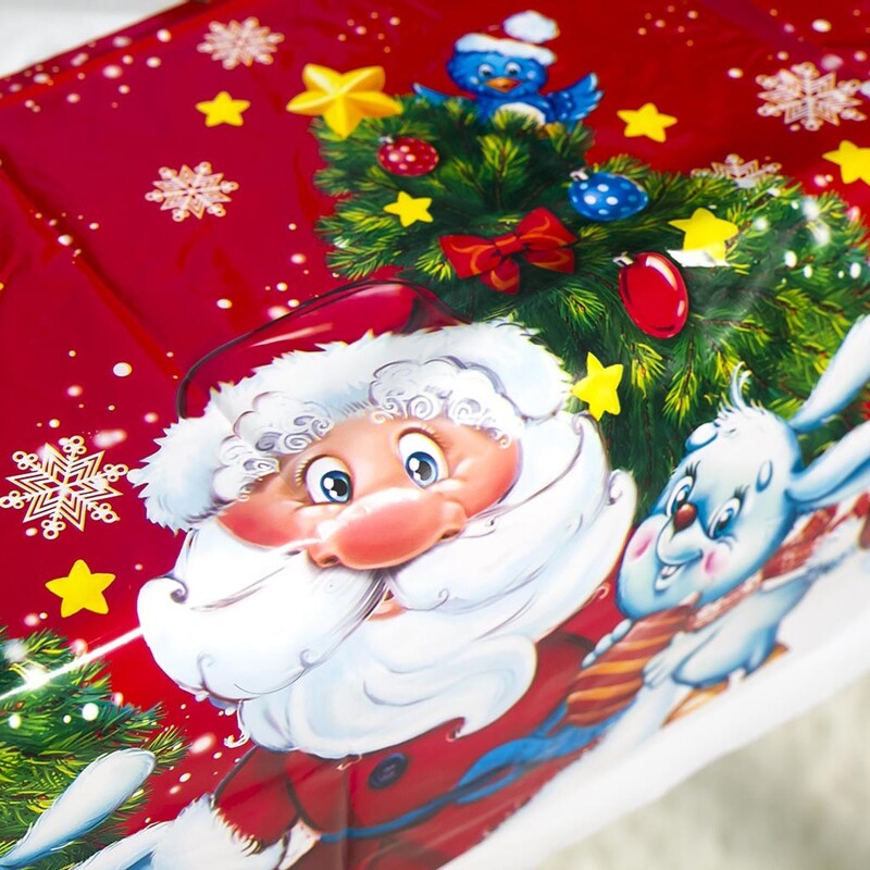 Nou Decoratiuni de Craciun Fata de Masa PVC 180*110cm Masa de Craciun Impermeabil