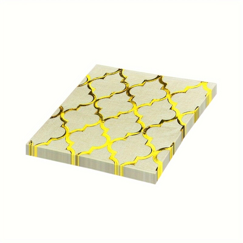 20 buc/sac Șervețele ușoare de lux cu proces de ștanțare la cald, fără parfum șervețel de hârtie pentru masa de petrecere, hârtie pentru cafenea, cârpă pentru gură