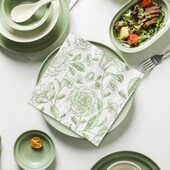 20 τεμ./τεμ. Vintage Rose Elegant printed χαρτοπετσέτες Πράσινα φρέσκα επιτραπέζια πατάκια Tissue party Διακόσμηση χαρτοπετσέτες χαρτοπετσέτες προμήθειες κουζίνας