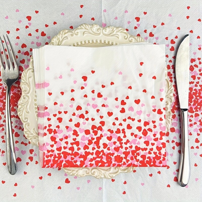 20 buc/pac șervețel de hârtie imprimat de 13 inchi pentru ziua de naștere, petrecere de nuntă, pentru setare de masă, hârtie pentru cafenea, cârpă pentru gură, servetel de hârtie colorat