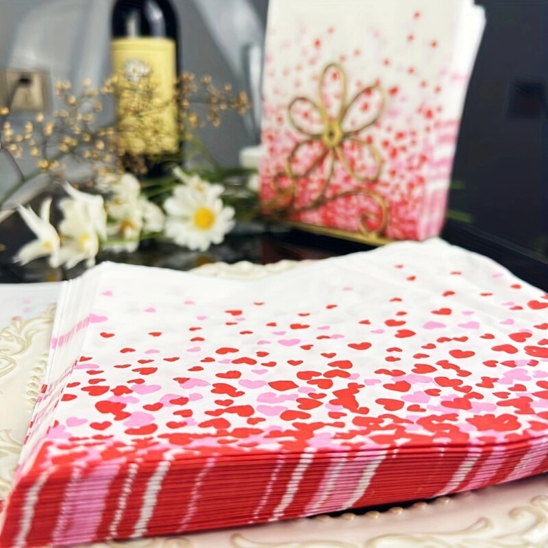 20 buc/pac șervețel de hârtie imprimat de 13 inchi pentru ziua de naștere, petrecere de nuntă, pentru setare de masă, hârtie pentru cafenea, cârpă pentru gură, servetel de hârtie colorat