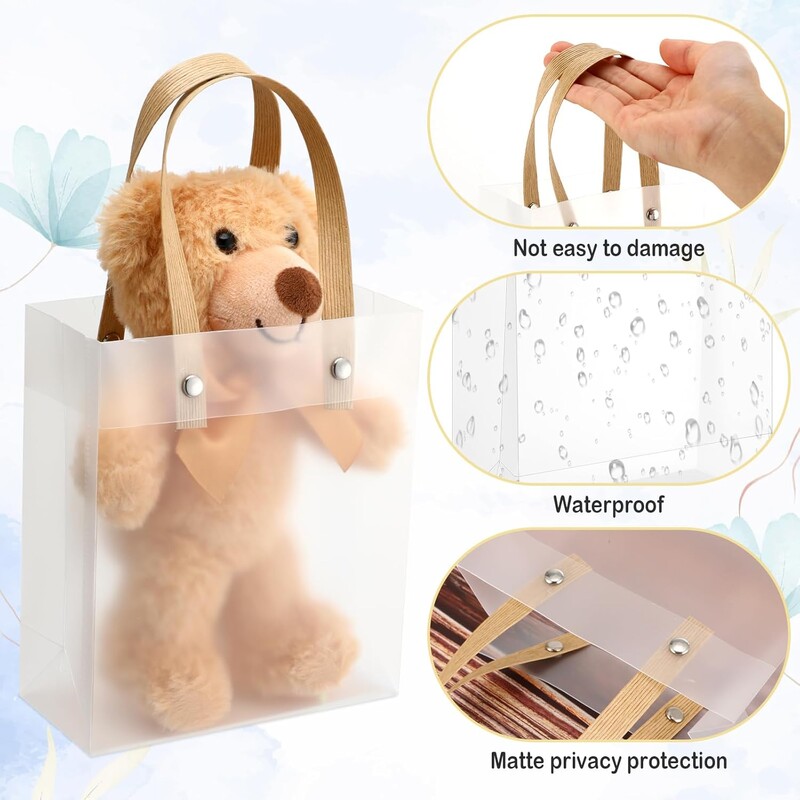 20gab mazs caurspīdīgs dāvanu maisiņš, Ziemassvētku helovīns, kāzas, līgavas māsas, dzimšanas dienas dāvanu maisiņš, karnevāls, atpakaļ uz skolu