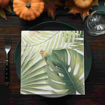 40 vnt Novelty servetėlės 20 lapų / pak.) Dekoratyviniai popieriniai rankšluosčiai vonios kambariui dekoruoti vakarėliui raštuoti