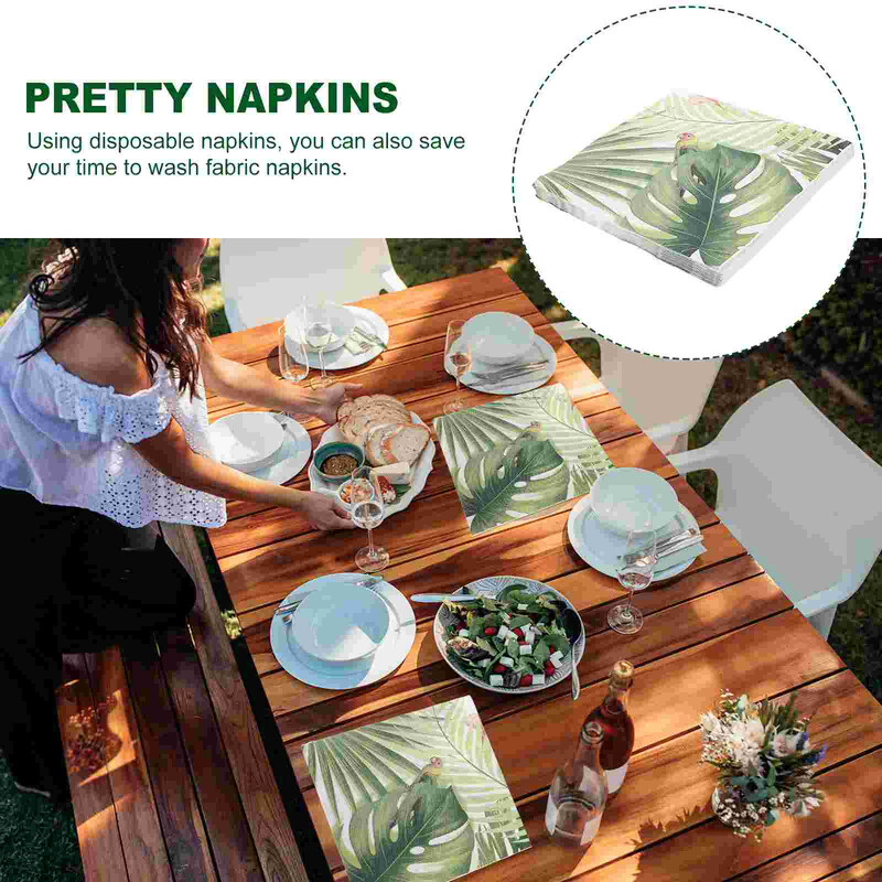 40 vnt Novelty servetėlės 20 lapų / pak.) Dekoratyviniai popieriniai rankšluosčiai vonios kambariui dekoruoti vakarėliui raštuoti