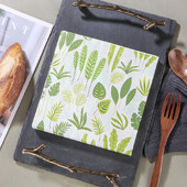 1 tk lehed värvilised trükitud salvrätik paberrätik Lääne restorani pagariäris kasutatavad näorätikud